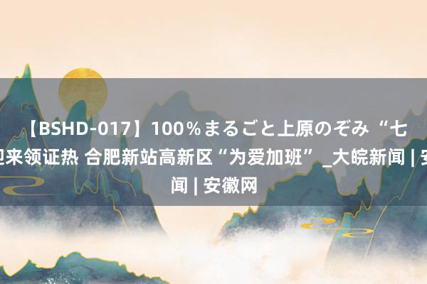【BSHD-017】100％まるごと上原のぞみ “七夕”迎来领证热 合肥新站高新区“为爱加班” _大皖新闻 | 安徽网