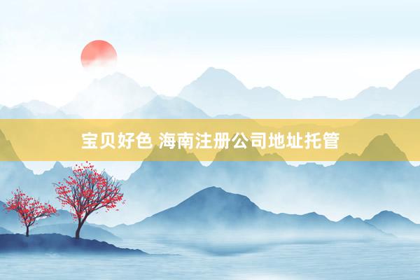 宝贝好色 海南注册公司地址托管