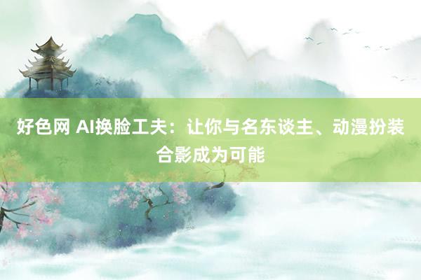 好色网 AI换脸工夫：让你与名东谈主、动漫扮装合影成为可能